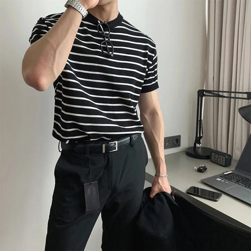 American Striped Slim Fit T-Shirt