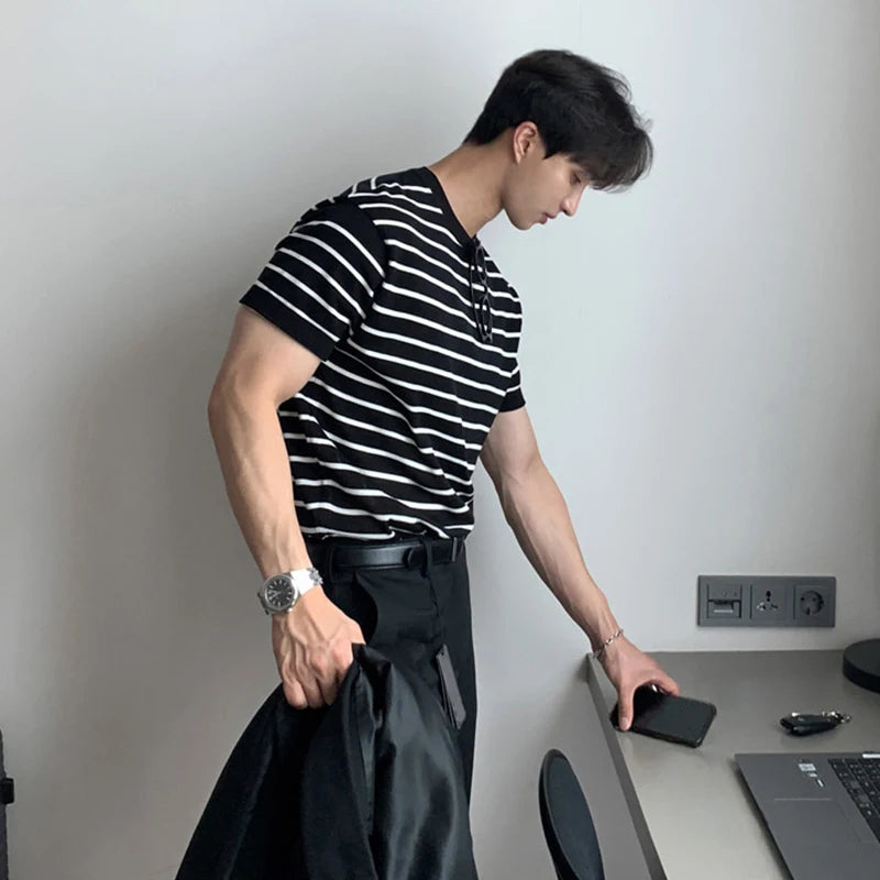 American Striped Slim Fit T-Shirt
