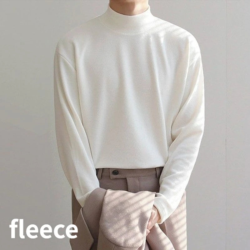 Spring Turtle Neck Long Sleeve Tee