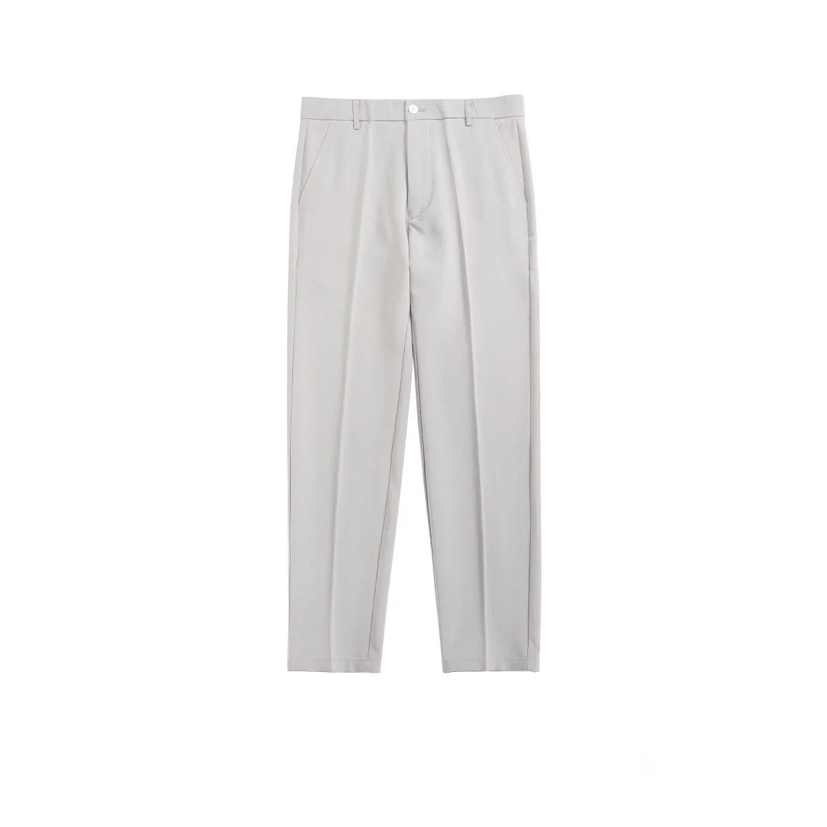 All-Match Loose Straight-Leg Ice Silk Pants for Men