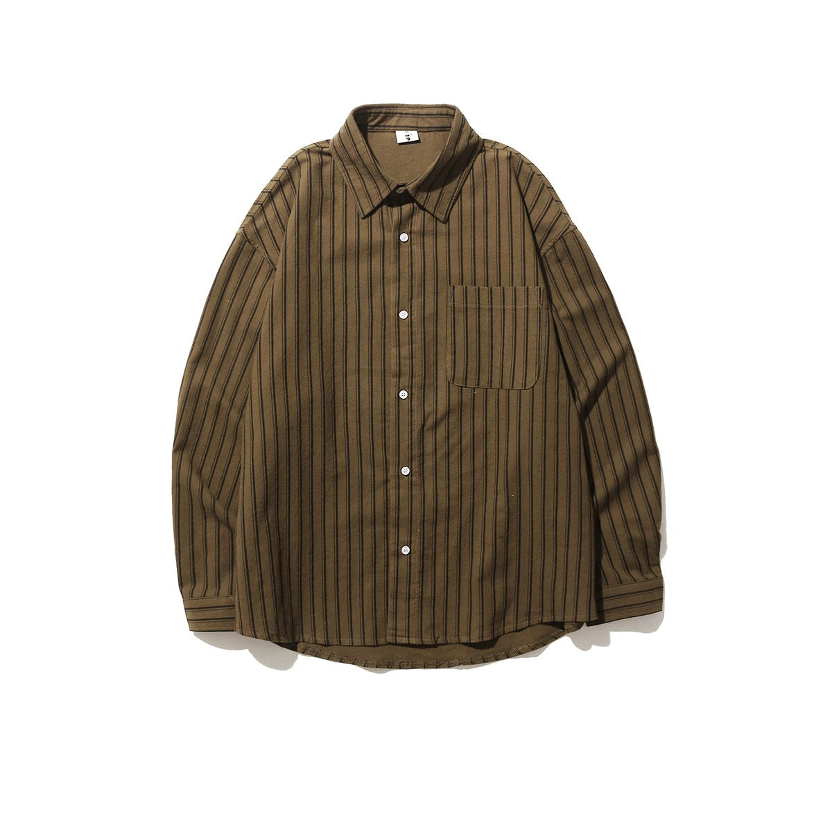 Retro Striped Long Sleeve Shirt
