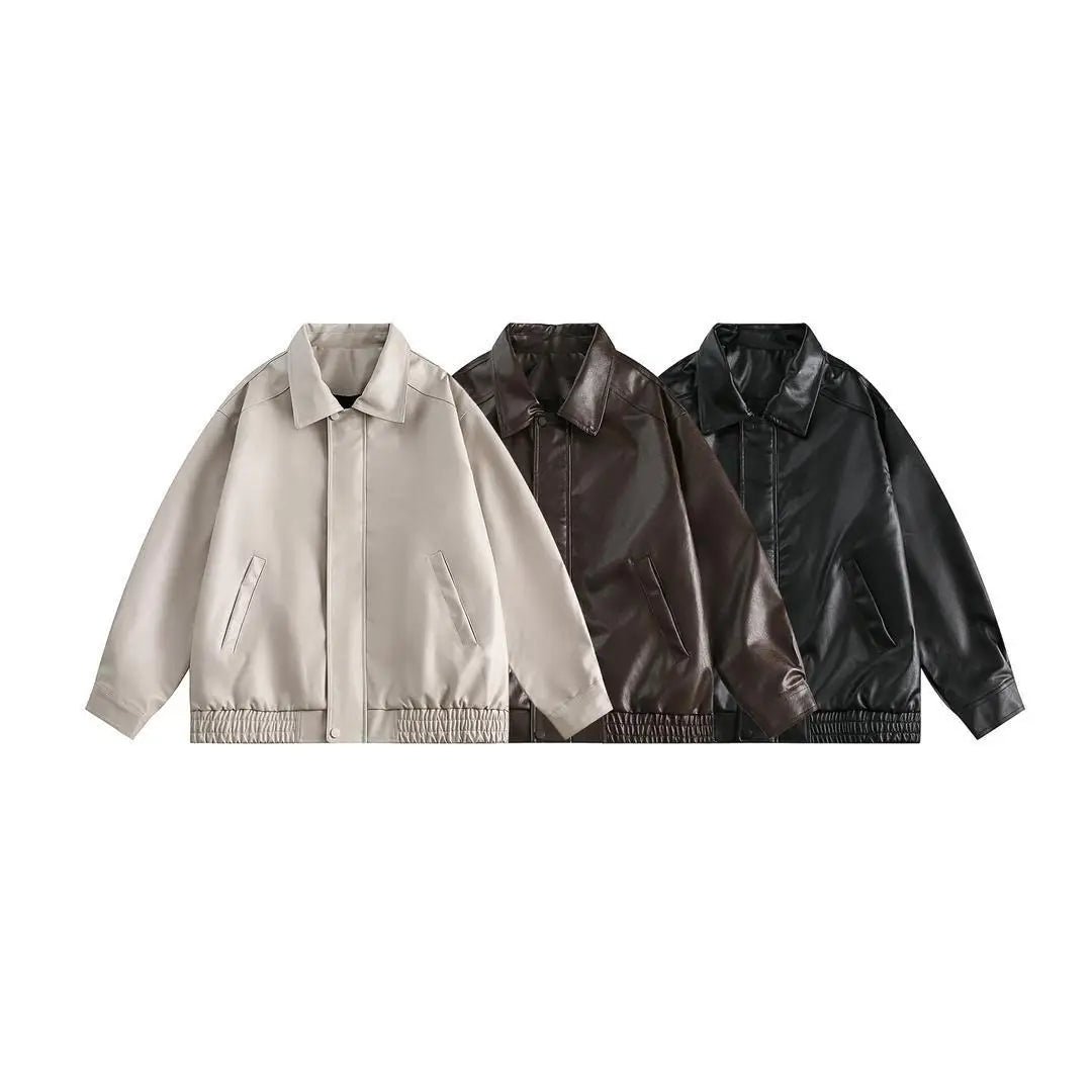 Vintage Brown Leather Jacket