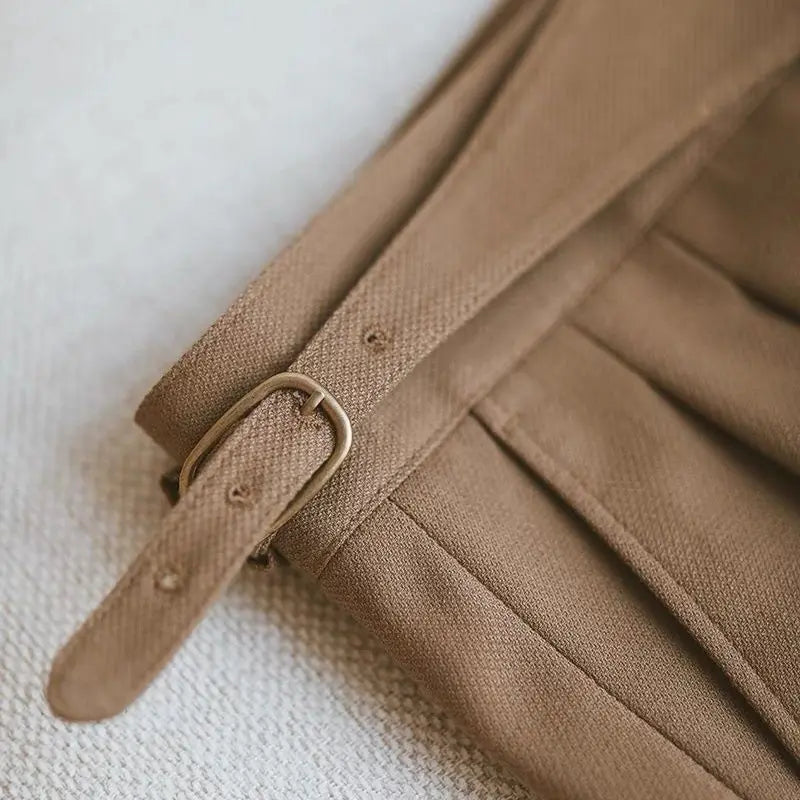 Autumn High Waist Business Suit Trousers for Men