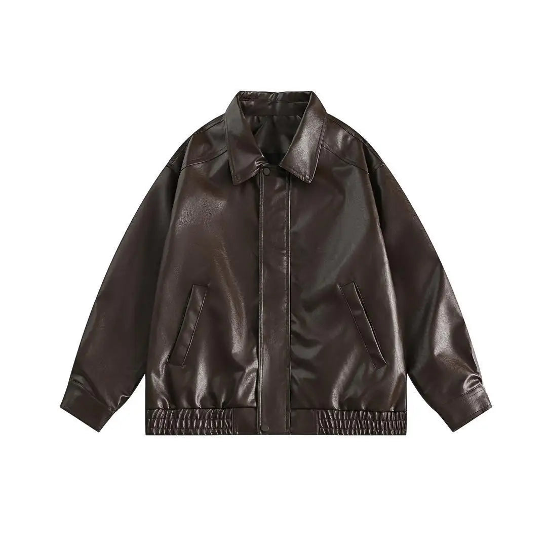 Vintage Brown Leather Jacket