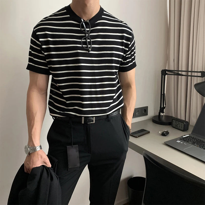 American Striped Slim Fit T-Shirt